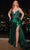 Cinderella Divine CDS440C - Bead-Embellished Sleeveless Prom Dress Prom Dresses 16 / Emerald