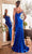 Cinderella Divine CDS449 - One Shoulder Strap Embellished Prom Dress Prom Dresses