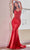 Cinderella Divine CDS450 - Lace Appliqued Prom Dress with Beaded Accents Prom Dresses