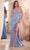 Cinderella Divine CDS465 - Strapless with Embroidery Ballgown Ball Gowns 2 / Blue