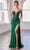 Cinderella Divine CDS465 - Strapless with Embroidery Ballgown Ball Gowns 2 / Emerald