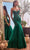 Cinderella Divine CDS482 - Strapless Embroidered Mermaid Pageant Dress Pageant Dresses 2 / Emerald