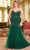 Cinderella Divine CDS482 - Strapless Embroidered Mermaid Pageant Dress Pageant Dresses