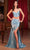 Cinderella Divine CDS493 - Ruched Mermaid Gown with Two-Piece Design Prom Dresses 2 / Dusty Blue