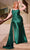 Cinderella Divine CDS496 - Prom Dress with Ruching and Lace Appliques Prom Dresses