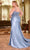 Cinderella Divine CDS496 - Prom Dress with Ruching and Lace Appliques Prom Dresses