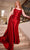 Cinderella Divine CDS496 - Prom Dress with Ruching and Lace Appliques Prom Dresses