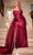 Cinderella Divine CDS496C - Sleeveless with Ruched Detailing Prom Dress Prom Dresses 16 / Burgundy