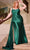 Cinderella Divine CDS496C - Sleeveless with Ruched Detailing Prom Dress Prom Dresses 16 / Emerald