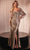 Cinderella Divine CDS499 - Sweetheart Lace Applique Prom Gown Prom Dresses 6 / Mocha Gold