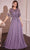 Cinderella Divine CDS503 - Cape Applique Evening Gown Mother of the Bride Dresses 2 / Dusty Lavender