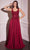 Cinderella Divine CDS503 - Cape Applique Evening Gown Mother of the Bride Dresses