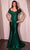 Cinderella Divine CDS507 - Satin Shawl Evening Gown Mother of the Bride Dresses 2 / Emerald