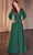 Cinderella Divine CDS508 - Applique Split Sleeve Gown Mother of the Bride Dresses