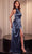 Cinderella Divine CH031 - Halter Satin Formal Gowns Formal Gowns XXS / Smoky Blue