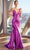 Cinderella Divine CH062 - Mermaid Gown with Pleated Bodice Evening Dresses XS / Orchid