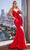 Cinderella Divine CH062 - Mermaid Gown with Pleated Bodice Evening Dresses XS / Red