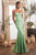 Cinderella Divine CH066 - Sleeveless Sequin Embellished Prom Gown Prom Dresses XXS / Sage