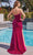 Cinderella Divine CH111 - Long One-Shoulder Sequin Prom Gown Prom Dresses XXS / Fuchsia