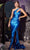 Cinderella Divine CH119 - Evening Gown with Asymmetric Cutout Evening Dresses XXS / Royal