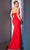 Cinderella Divine CH129 - Cutout Waist Sleeveless Evening Gown Evening Dresses