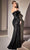 Cinderella Divine CH135 - Off-Shoulder Crisscross Evening Gown Prom Dresses