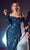 Cinderella Divine CH135 - Off-Shoulder Crisscross Evening Gown Prom Dresses XXS / Lapis Blue-