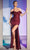 Cinderella Divine CH144 - Allover Sequin Off Shoulder Evening Gown XXS / Wine