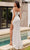 Cinderella Divine CH147W - Strapless Bridal Dress with Feather Details Bridal Dresses