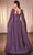 Cinderella Divine CJ937 - Pleated Cape Sleeve Prom Gown Prom Dresses