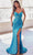 Cinderella Divine CM342 - Sleeveless Sequin Pageant Dress Pageant Dresses 2 / Ocean Blue