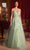 Cinderella Divine CM347 - Sleeveless Glitter Embroidered Ballgown Ball Gowns 2 / Sage