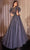 Cinderella Divine CM359 - Ruffled Sleeve Embroidered Ballgown Ball Gowns