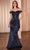 Cinderella Divine CR877 - Embellished Sheath Evening Gown Mother of the Bride Dresses