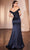 Cinderella Divine CR877 - Embellished Sheath Evening Gown Mother of the Bride Dresses