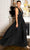 Cinderella Divine CV01 - Ruched V-Neck Evening Gown Evening Dresses