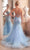 Cinderella Divine D145 - Floral Embellished Trumpet Dress Prom Dresses