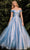 Cinderella Divine J823 - Draped A-Line Evening Dress Prom Dresses