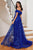 Cinderella Divine J836 - Tulle Off-Shoulder Evening Gown Prom Dresses