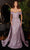 Cinderella Divine J836 - Tulle Off-Shoulder Evening Gown Prom Dresses 6 / Mauve-