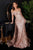 Cinderella Divine J836 - Tulle Off-Shoulder Evening Gown Prom Dresses 6 / Rose Gold-