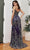 Cinderella Divine J837 - Classic Prom Dress with Plunging V-Neck Evening Dresses