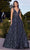 Cinderella Divine J838 - Embellished A-Line Prom Dress Prom Dresses 2 / Navy