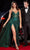 Cinderella Divine J847 - Glitter V-Neck Prom Dress Prom Dresses 2 / Emerald