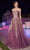 Cinderella Divine J852 - Glitter Print Sweetheart Prom Dress Prom Dresses 2 / Gold Violet