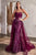 Cinderella Divine J858 - Off-Shoulder Sheath Dress with Embroidery Evening Dresses 2 / French Plum