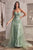 Cinderella Divine J858 - Off-Shoulder Sheath Dress with Embroidery Evening Dresses 2 / Sage