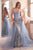 Cinderella Divine J858 - Off-Shoulder Sheath Dress with Embroidery Evening Dresses 2 / Smoky Blue