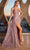 Cinderella Divine J872 - Strapless Scoop Neck Prom Gown Prom Dresses 2 / Mauve