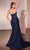 Cinderella Divine J875 - Lace Applique Strapless Corset Prom Gown Prom Dresses